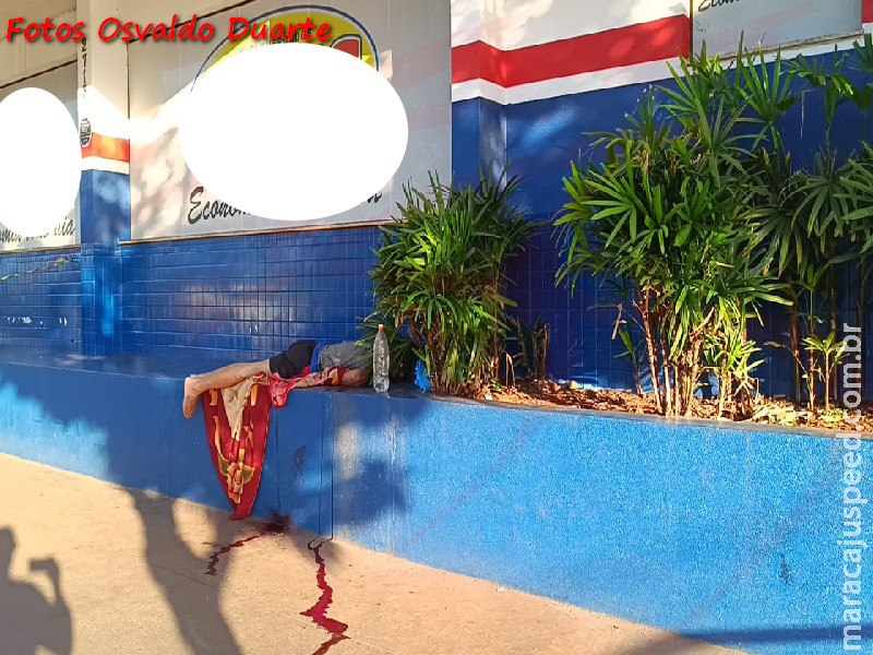 Maracajuense de 37 anos é vítima de homicídio passional após briga por ciúmes no centro de Dourados