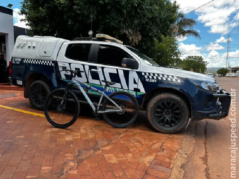 olícia Militar recupera bicicleta furtada e prende autor em Rio Verde