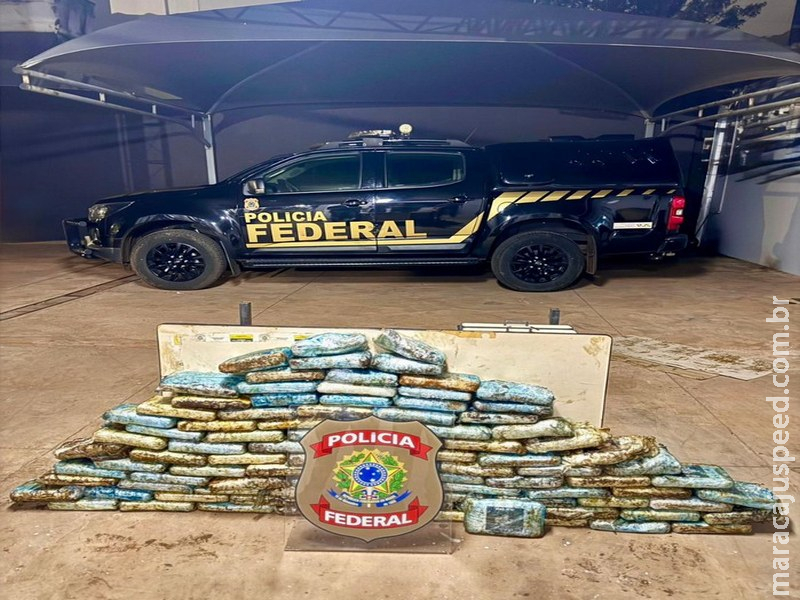 PF apreende 103 kg de drogas próximo ao município de Antônio João/MS