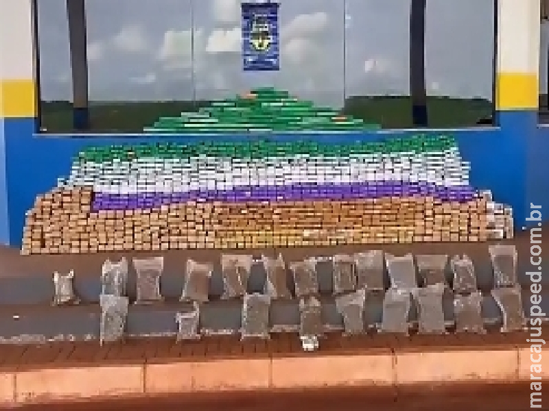 PMR apreende mais de 885 kg de drogas na MS-162