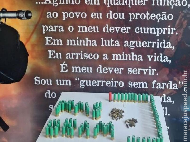 Polícia apreende munições na casa de investigado de stalking contra ex-companheira