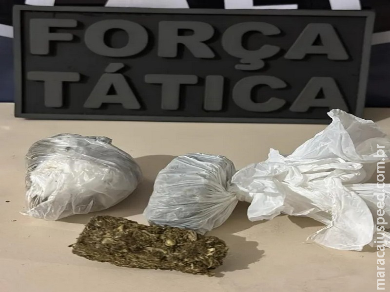 Polícia Militar em Três Lagoas realiza prisão de autor de tráfico de drogas no bairro São João