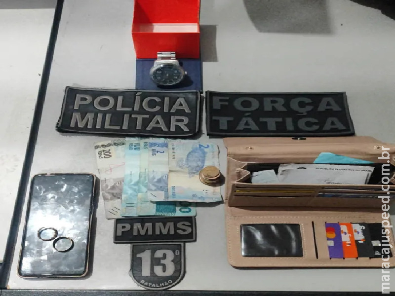 Polícia Militar identifica autor de furto por imagens de monitoramento e recupera objetos em Paranaíba