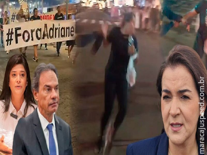 Pressionada por pancadaria, Adriane diz que manifestantes foram 