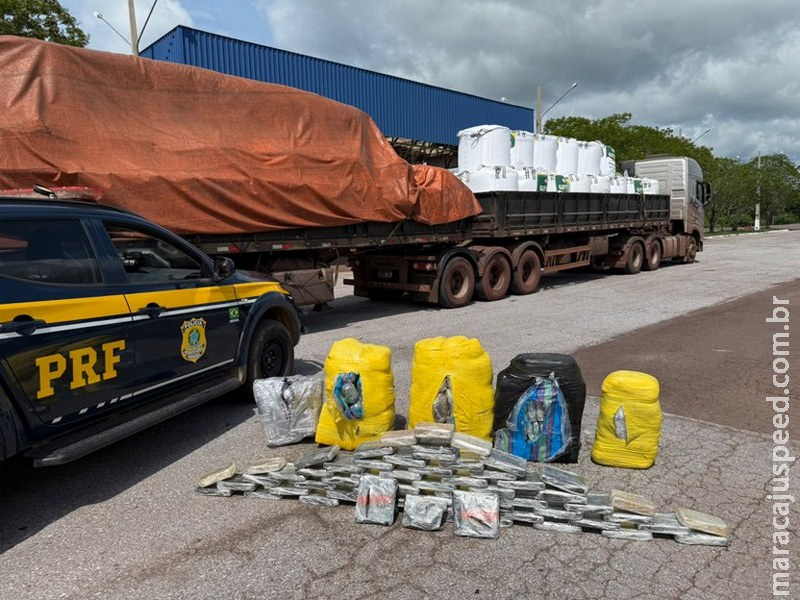 PRF apreende 192 Kg de drogas em Miranda (MS)