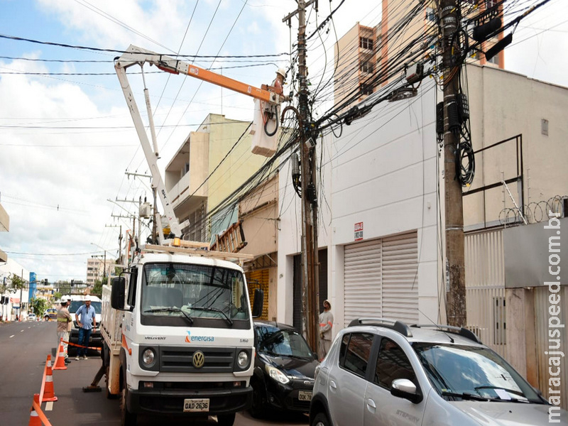 Rede Limpa remove 24 mil metros fiação irregular no ponto mais crítico de Campo Grande