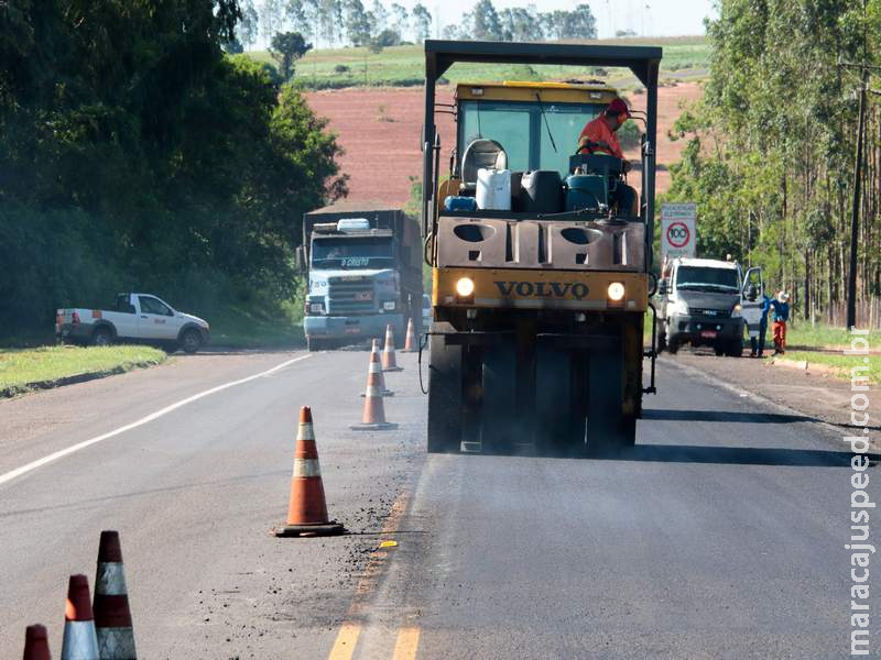 Terça-feira de conservação: BR-163/MS segue com obras; Confira os trechos