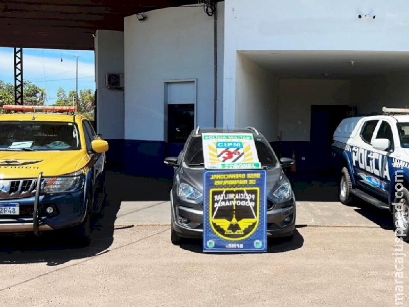 Ação recupera veículo roubado e prende suspeitos na MS-289 