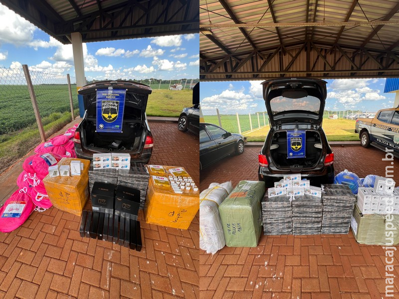 BPMRv apreende mais de R$ 260 mil em mercadorias contrabandeadas em Maracaju