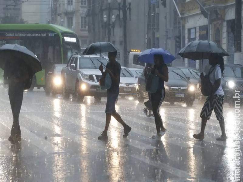 Chuva forte e risco de temporais em várias regiões do Centro-Oeste