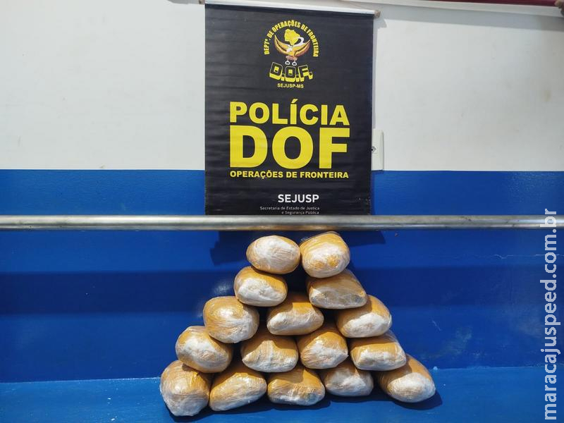 DOF apreende adolescente que seguia com droga para Dourados