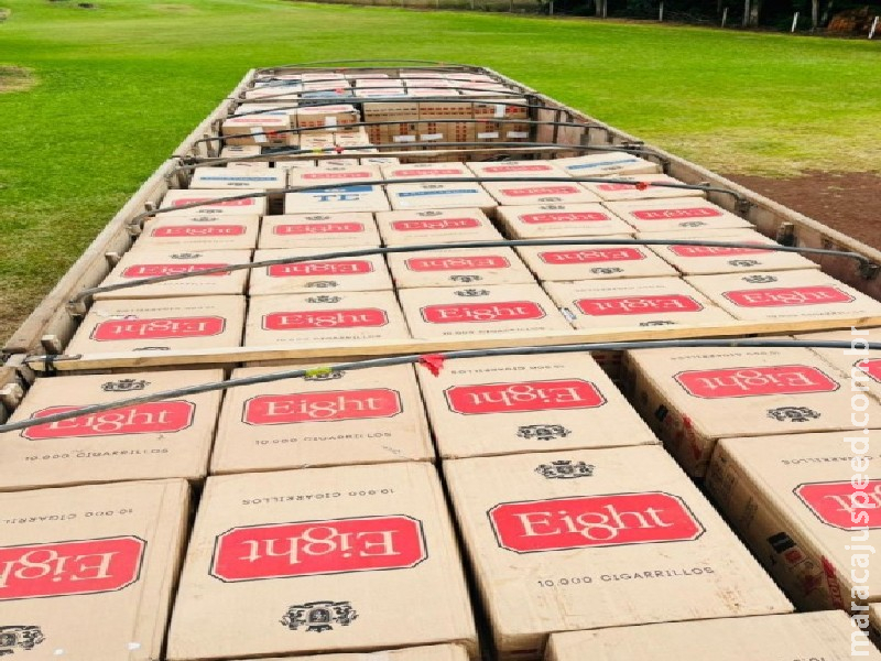 FICCO/PR prende dois suspeitos por contrabando de mais de 600 caixas de cigarros em Santa Terezinha de Itaipu