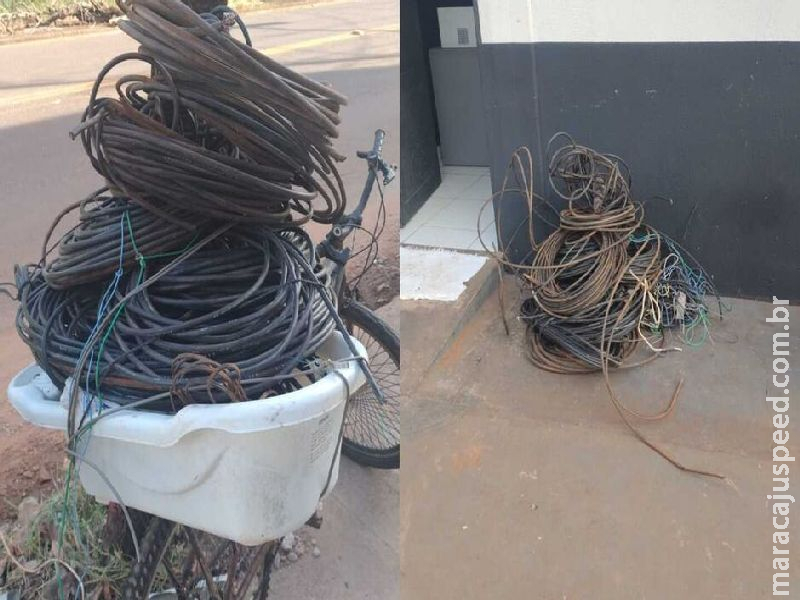 Homem é preso por furtar fios de casa à venda no Jardim das Nações 