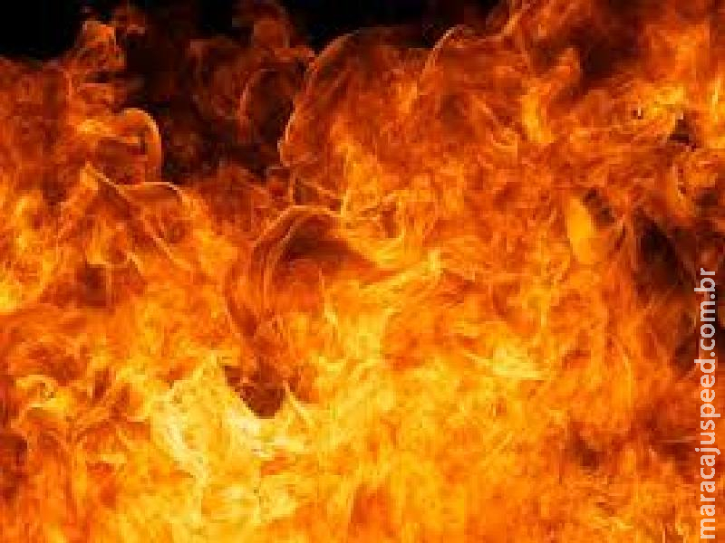 Incêndio de grandes proporções atinge usina da Raízen em Caarapó