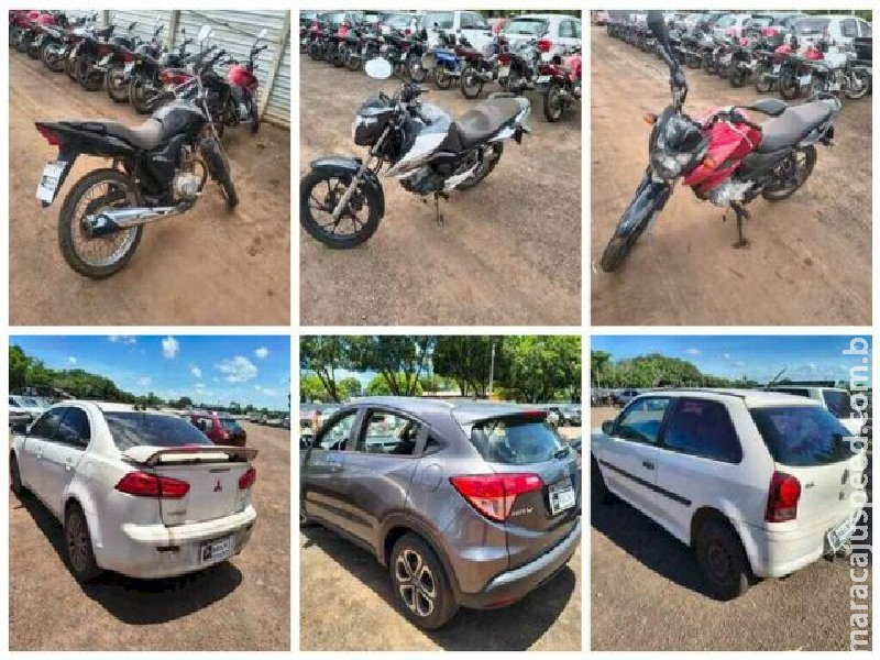 Leilão do Detran oferece motos a partir de R$ 1.229 e carros desde R$ 2 mil 