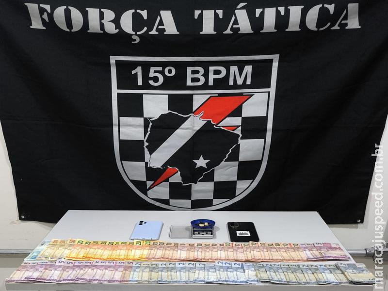 Maracaju: Força Tática prende traficante reincidente na Ema Rigo; autor já havia sido solto em audiência de custódia anterior