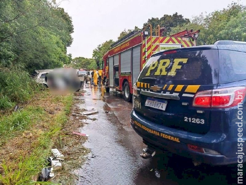 Moradoras de Ivinhema se envolvem em grave acidente de trânsito no PR; uma delas morreu no local 