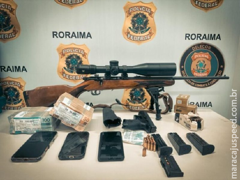 PF prende três pessoas e apreende R$ 150 mil em Boa Vista/RR