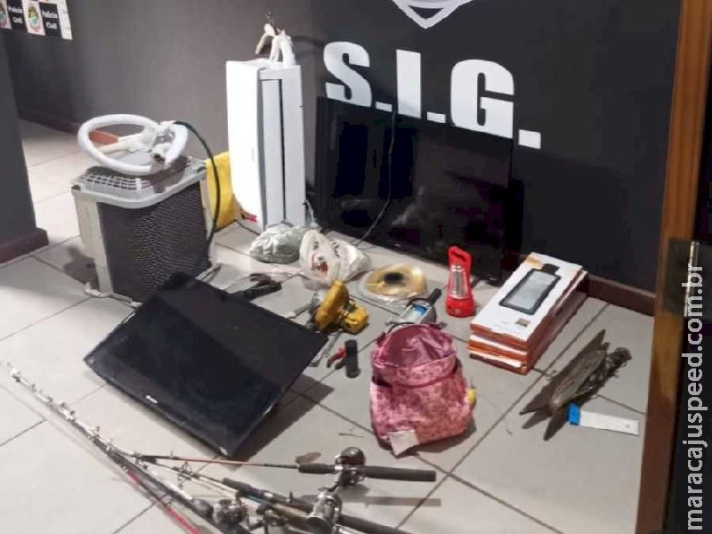 Polícia Civil recupera objetos furtados de rancho às margens do Rio Ivinhema 