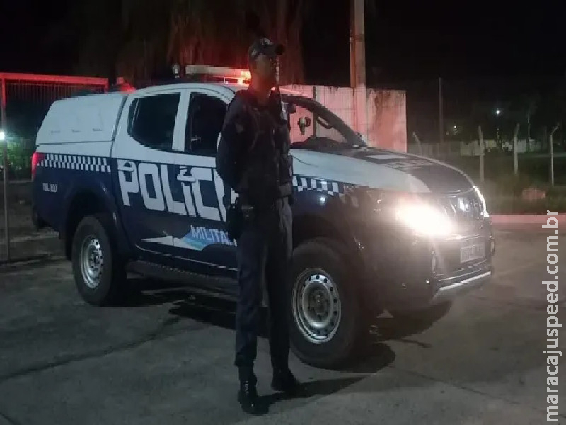 Polícia Militar conduz mulher à Delegacia por furto em supermercado no Centro de Corumbá.