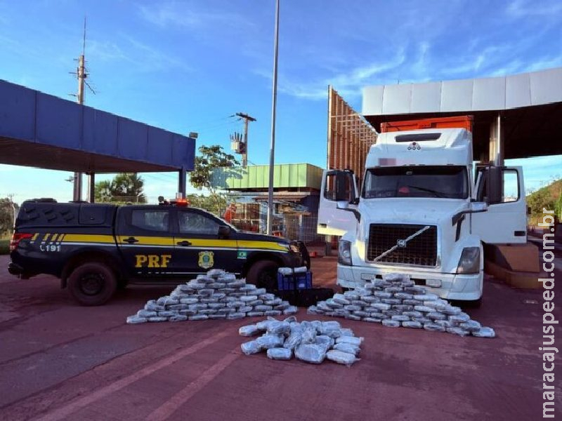 PRF apreende 172 Kg de skunk em Corumbá (MS)