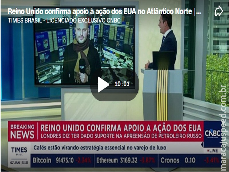 Reino Unido colaborou com EUA na captura de petroleiro com bandeira russa