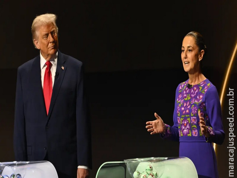 Sheinbaum e Trump falam sobre soberania do México, após ameaças de invasão dos EUA