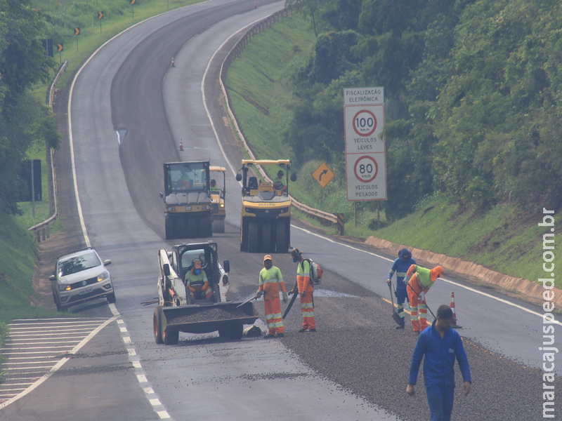 BR-163/MS recebe serviços de ampliação e segue com manutenção nesta terça-feira (03/02); Confira os locais