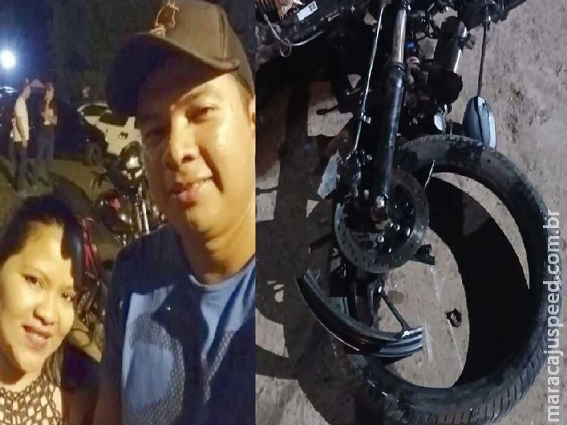 Casal morre em acidente entre moto e carro em Aquidauana 