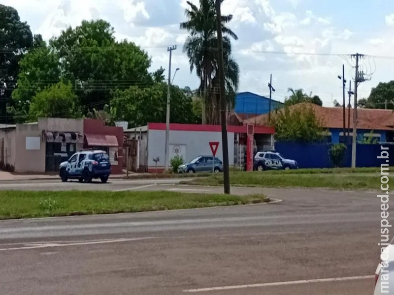 Confronto em Anhanduí mobiliza helicóptero e várias equipes da Polícia Militar