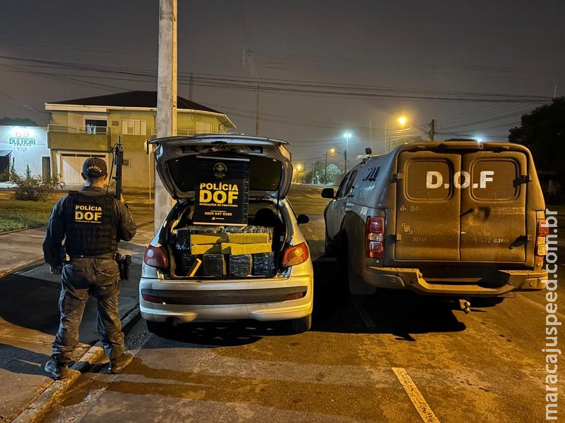 DOF apreende mais de 300 quilos de drogas em Sidrolândia