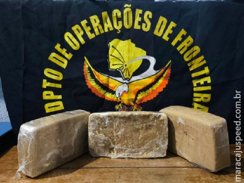 DOF prende mulher com pasta base de cocaína presa ao corpo