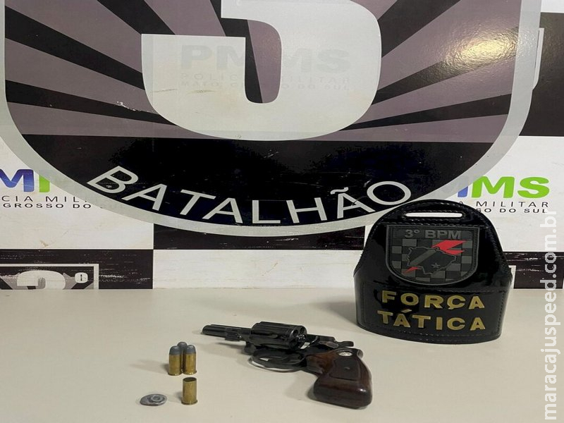 Em surto, idoso faz disparo e por pouco não atinge menino de 13 anos em Dourados 