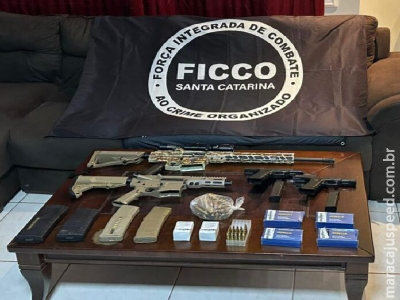 FICCO/SC apreende fuzil e prende suspeito de homicídio na fronteira do Paraguai