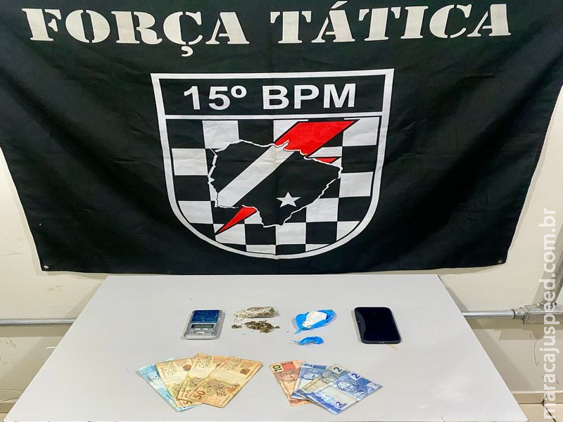 Força Tática prende homem com 25 passagens criminais e fecha ponto de drogas no Bairro Paraguai