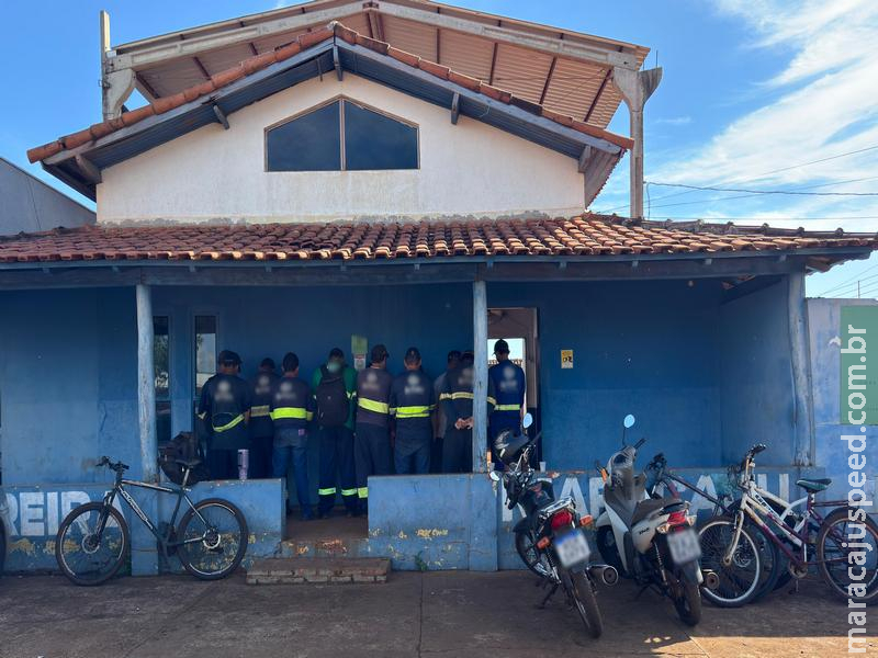 Impasse em Maracaju: Funcionários de empresa que realiza obra de saneamento denunciam atraso salarial de 40 dias