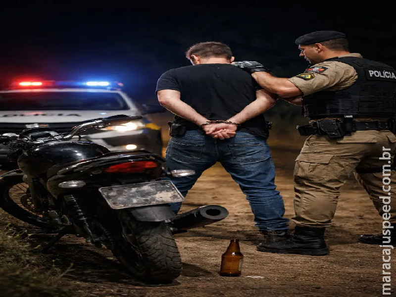 Motociclista é detido após fuga e manobras perigosas na Agrovila do Capão Bonito
