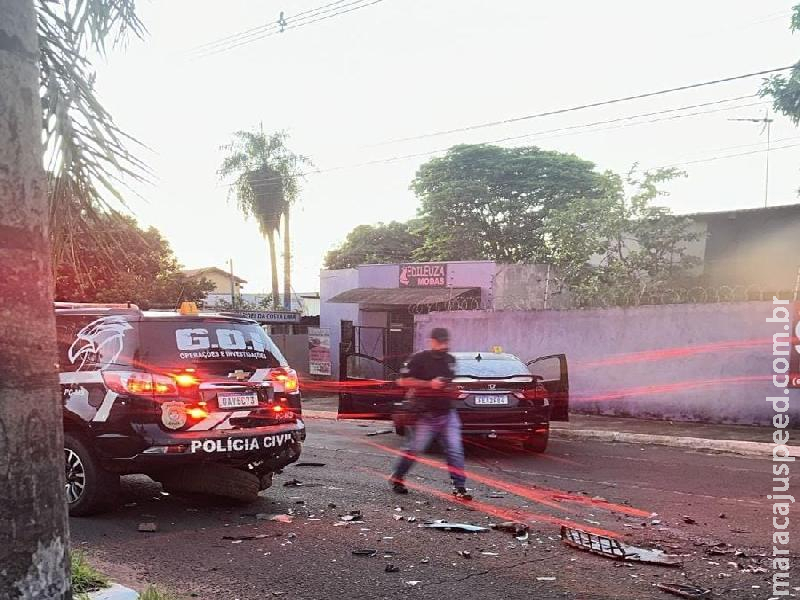 Motorista bêbado bate em viatura da Polícia Civil em Campo Grande  