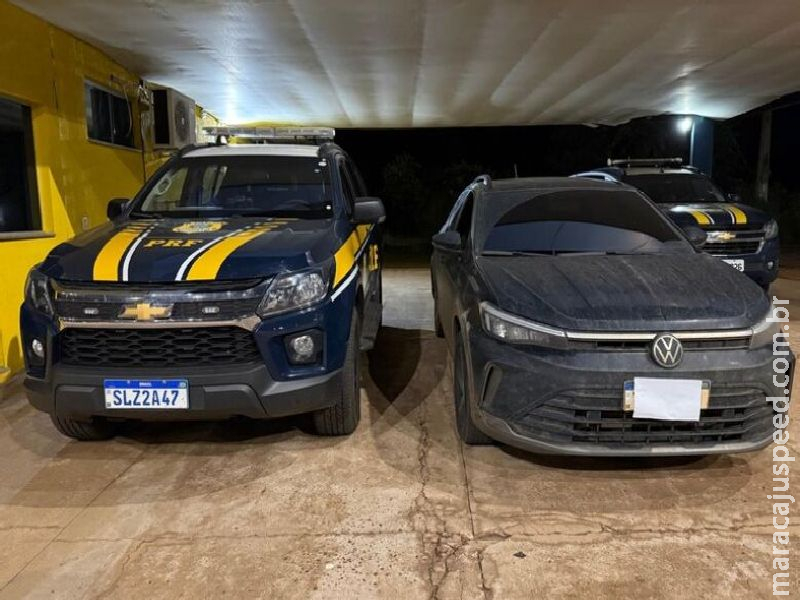 Motorista é preso em MS conduzindo carro furtado há um mês em outro estado