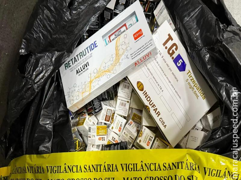 Operação em Campo Grande apreende R$ 1 milhão em “canetas emagrecedoras” ilegais