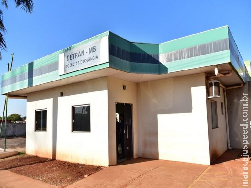 Para manutenção e mudança de prédios, unidades do Detran-MS em Sidrolândia e Corguinho terão pausa no atendimento