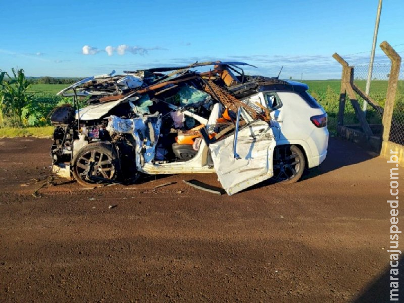Passageira de SUV morre no hospital quase um mês após acidente na BR-163 entre Dourados e Caarapó 