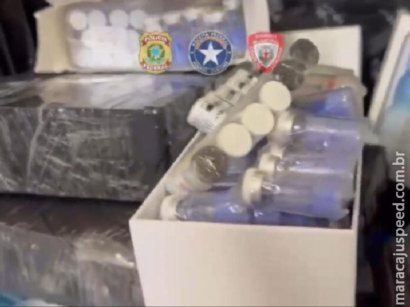 PF apreende eletrônicos e anabolizantes no aeroporto de Londrina/PR