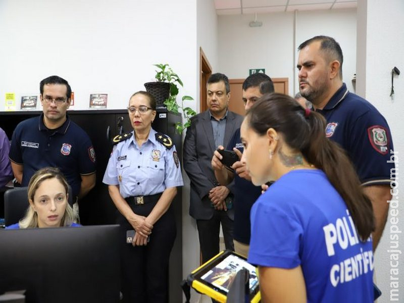 Polícia Científica recebe autoridades do Paraguai e fortalece cooperação pericial na fronteira