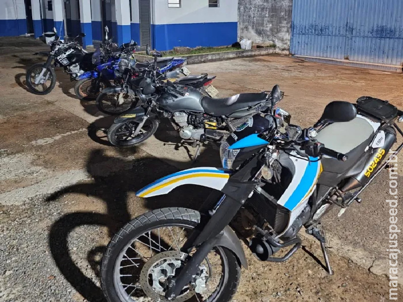 Polícia Militar apreende motos irregulares em Rio Verde de MT/MS