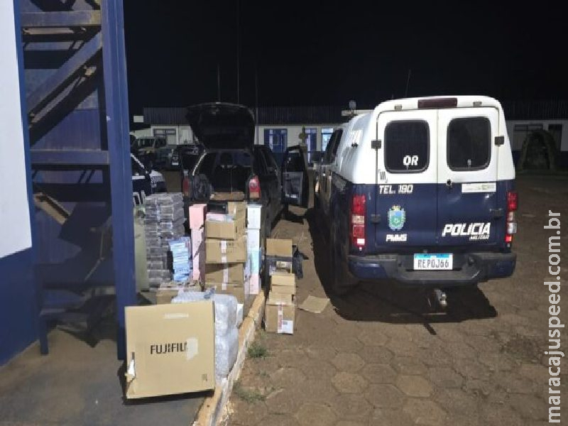 Ponta Porã: PM apreende mercadorias estrangeiras sem documentação durante abordagem na MS-164