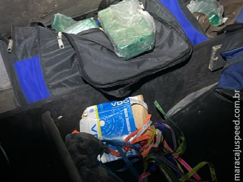 Quase 70 quilos de cocaína são apreendidos em caminhão de minério no interior de MS