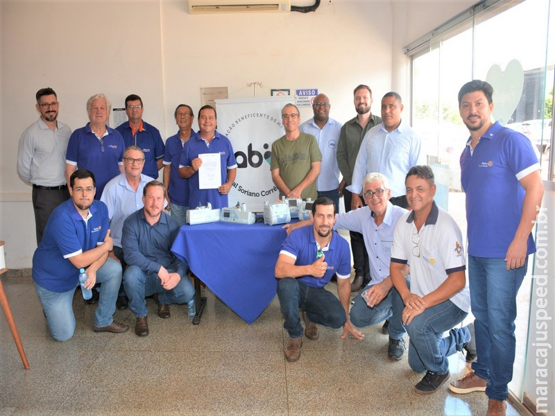 Rotary Club de Maracaju entrega equipamentos ao Hospital Soriano Corrêa em ação de solidariedade