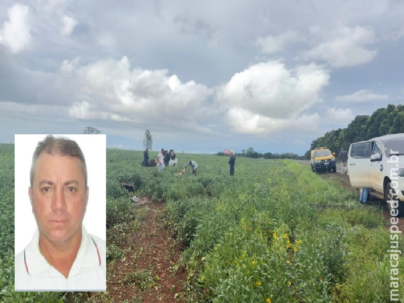 Vendedor ambulante morre ao ser lançado de carro durante capotagem entre Paraíso e Chapadão do Sul 