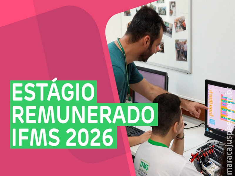 Abertas 17 vagas de estágio remunerado com bolsa de até R$ 787